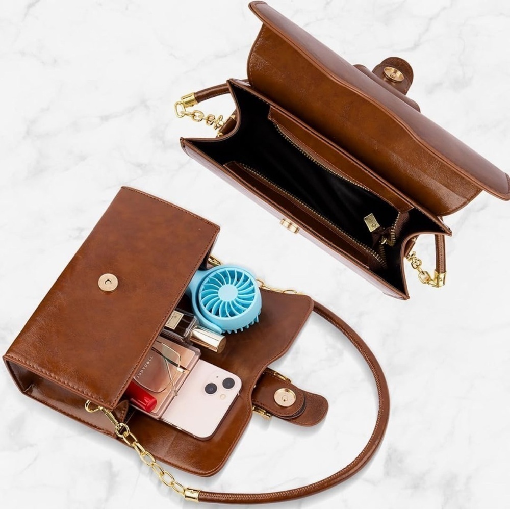 Crossbody/ shoulder woman’s leather bag - Picture 2 of 2